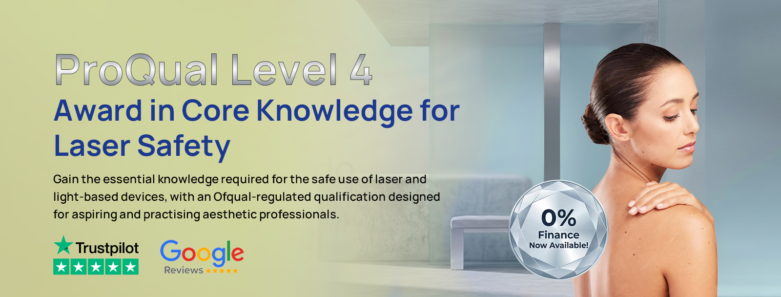 Laser safety training promotional banner